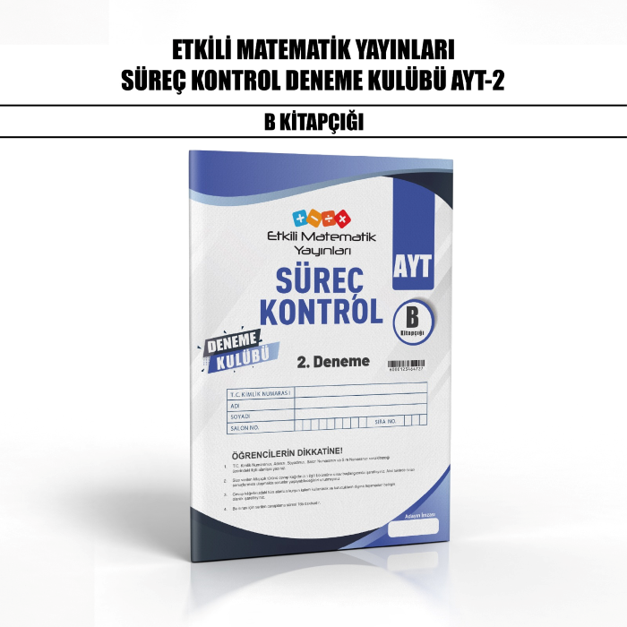 ETKİLİ MATEMATİK YKS AYT DENEME KULÜBÜ 1-B - 24-25